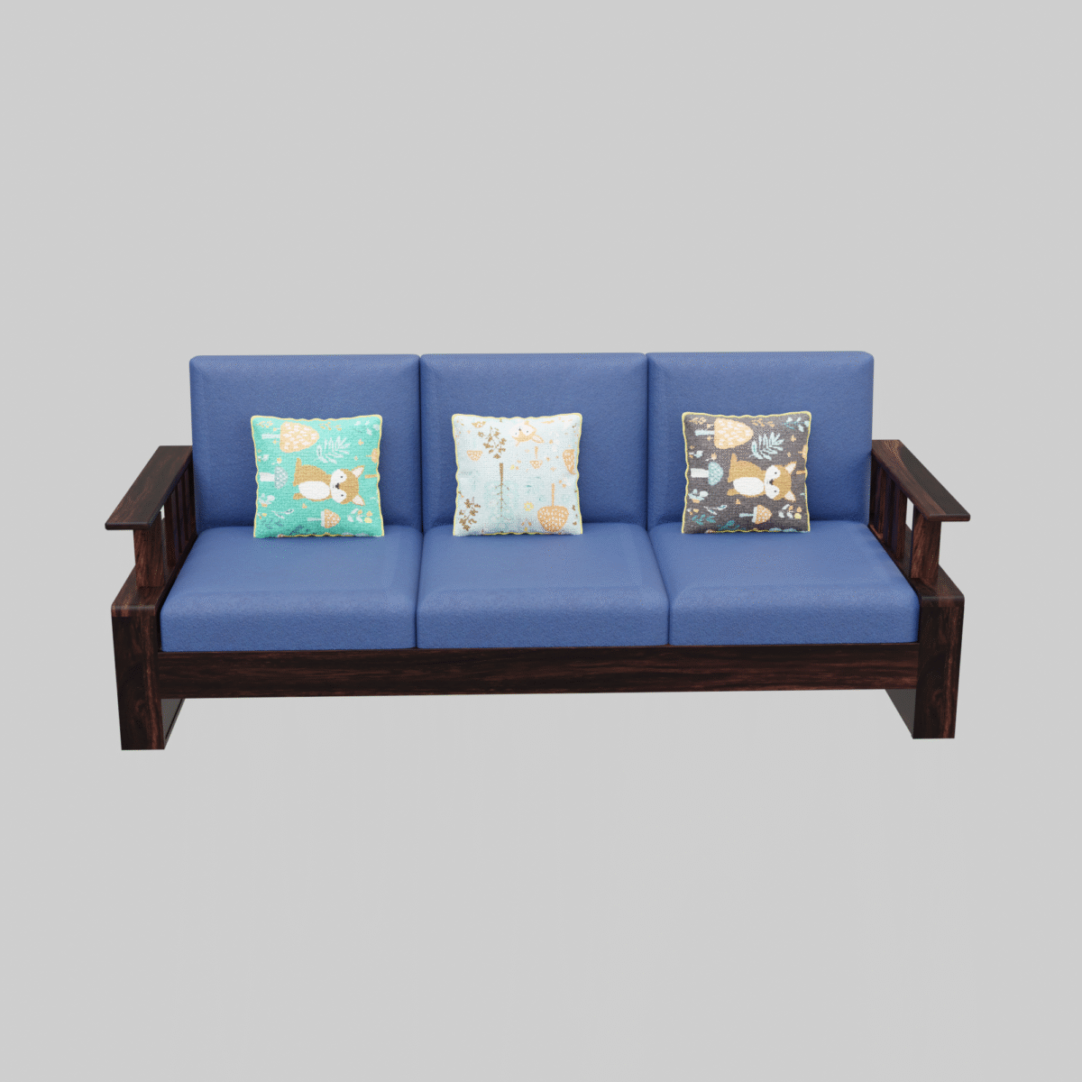 Contemporary Premium Pine Wood Sofa Set | Wooden Sofa Design | Sofa Set For Living Room - Image 6