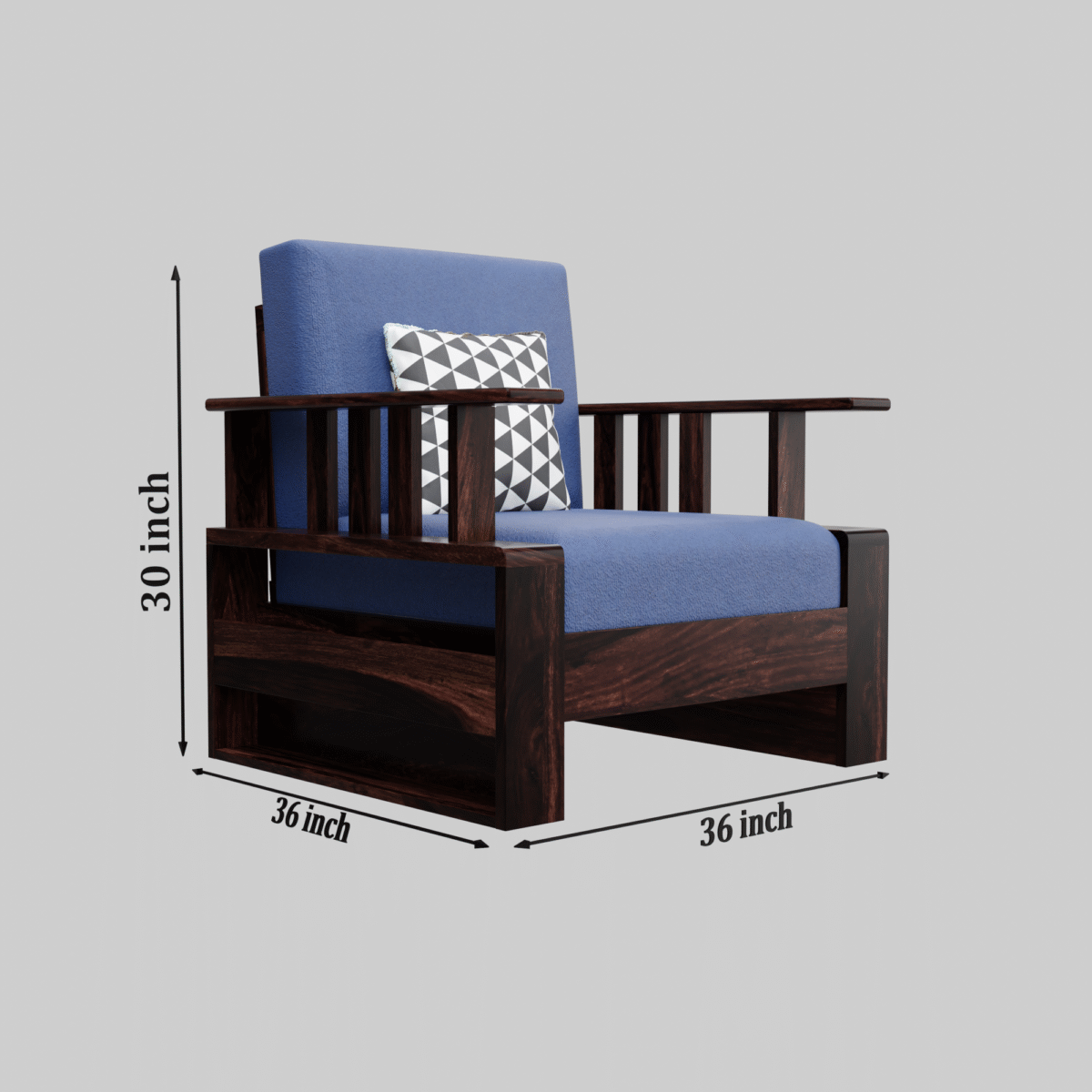 Contemporary Premium Pine Wood Sofa Set | Wooden Sofa Design | Sofa Set For Living Room - Image 8