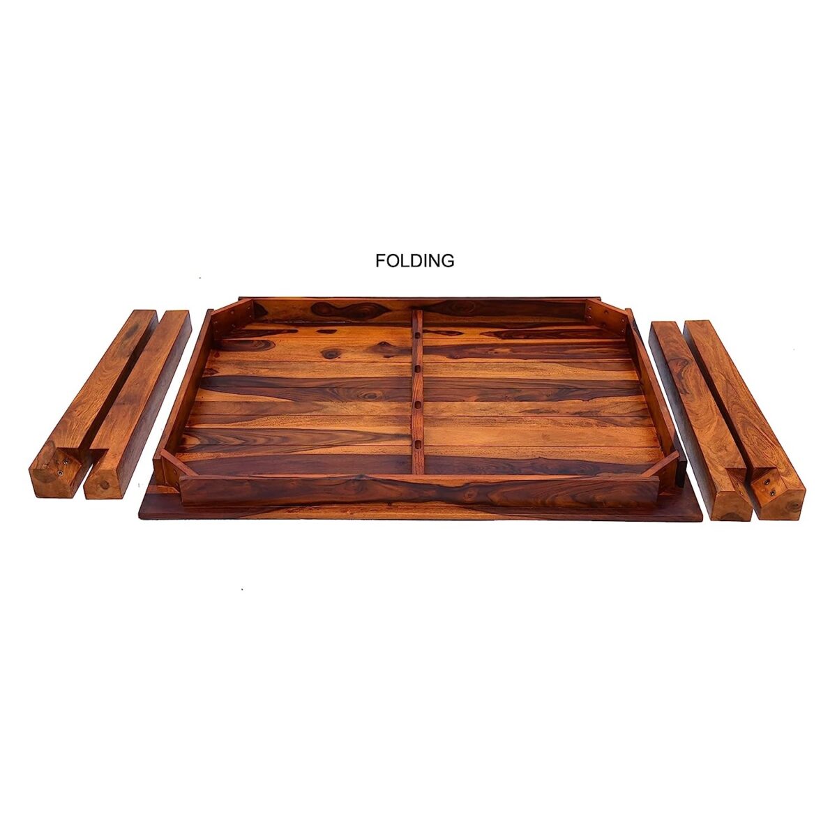 Solid Wood Dining Table Set | Wooden Dining Table and Chair | Sheesham Wood - Image 4