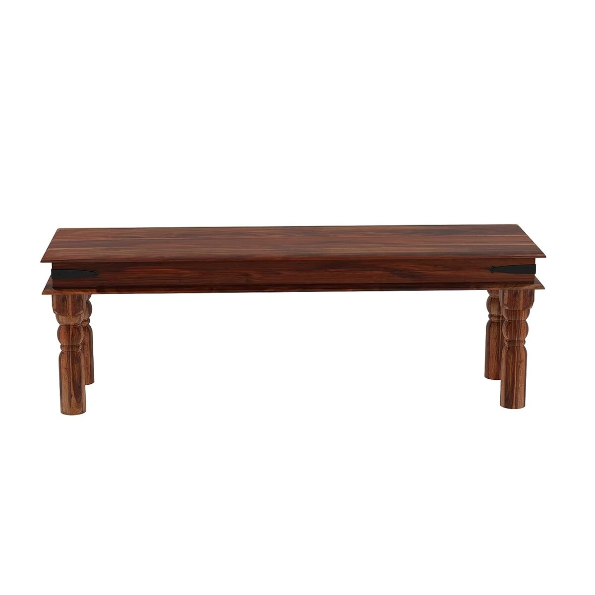 Modern Dining Table Design | Wooden Dining Table with Bench |  Sheesham Wood - Image 5