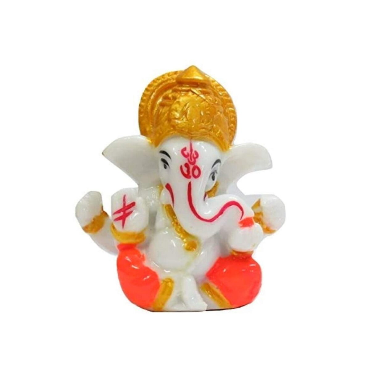 Ganpati Idol for Car Dashboard | Beautiful Lord Ganesha Car Dashboard Idol Figurine Showpiece Sculpture Hindu Good Luck God - Image 4