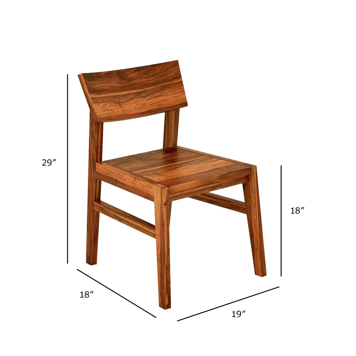 Solid Wood Dining Table Set | Wooden Dining Table and Chair | Round Table Top | Sheesham Wood - Image 5