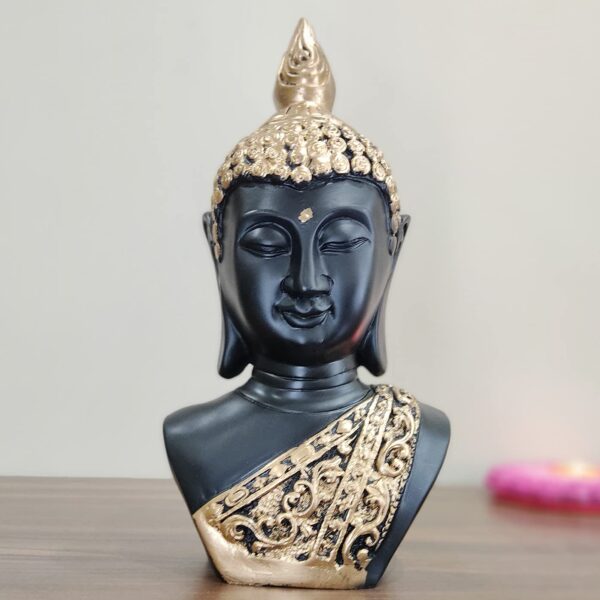 Buddha Statue Decorative showpiece Items | Religious Idol Figurine Sculpture Spiritual Gift Decoration