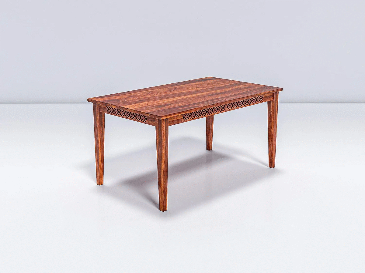 | Modern Dining Table and Chairs Set | CNC Design Chair | Dining Set Design | Sheesham Wood | All Sizes - Image 6