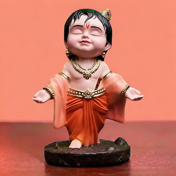 Bal Gopal Krishna Idol | Bal Gopal Murti | Krishna Idol Car Dashboard | Lord Krishna Idol for Car Dashboard Home Temple for Gifting