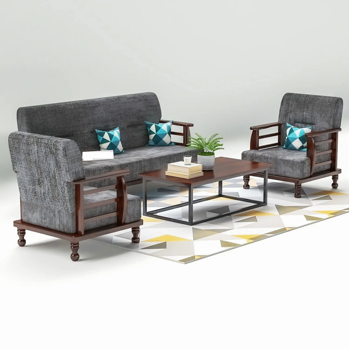 Wooden Sofa Set Design Indian Style | Solid Sheesham wood | 5 Seater Fancy Design  Sofa Set