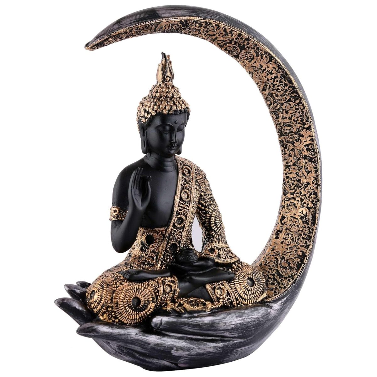 Buddha Statue Decorative showpiece Items | Religious Idol Figurine Sculpture Spiritual Gift Decoration | Gautam Buddha Statue - Image 2