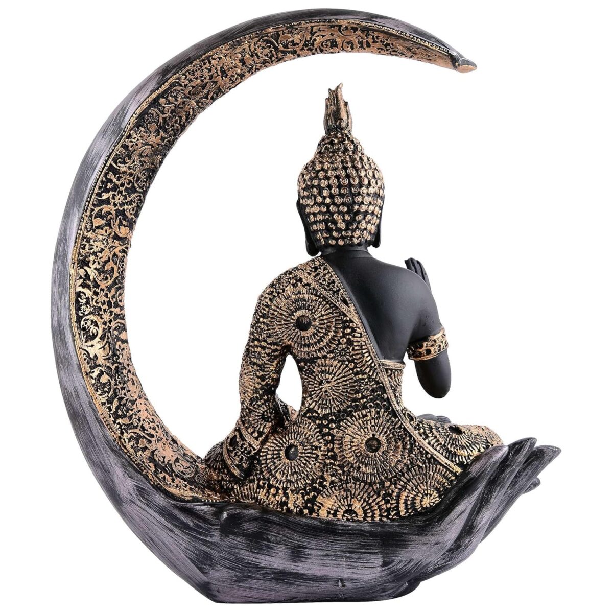Buddha Statue Decorative showpiece Items | Religious Idol Figurine Sculpture Spiritual Gift Decoration | Gautam Buddha Statue - Image 5