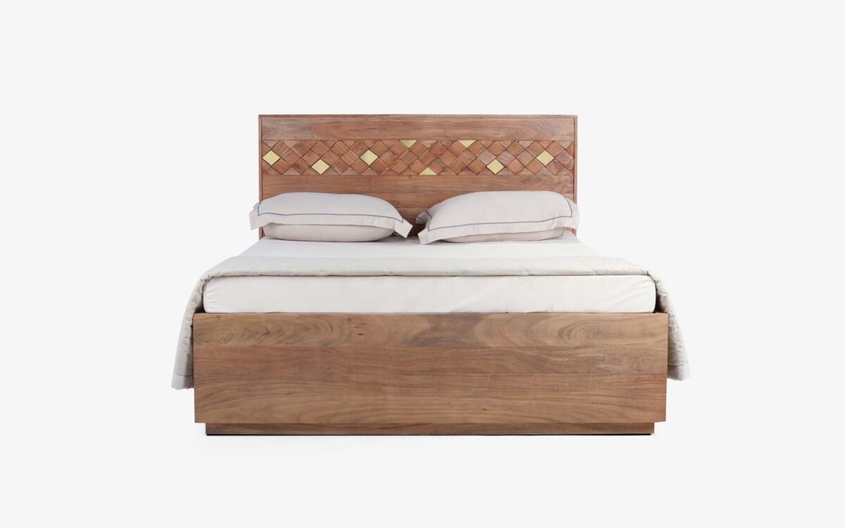 Luxurious Bed Design | Wood Carving Bed made up of Sheesham Wood | King/Queen Size |Designer Headboard - Image 5