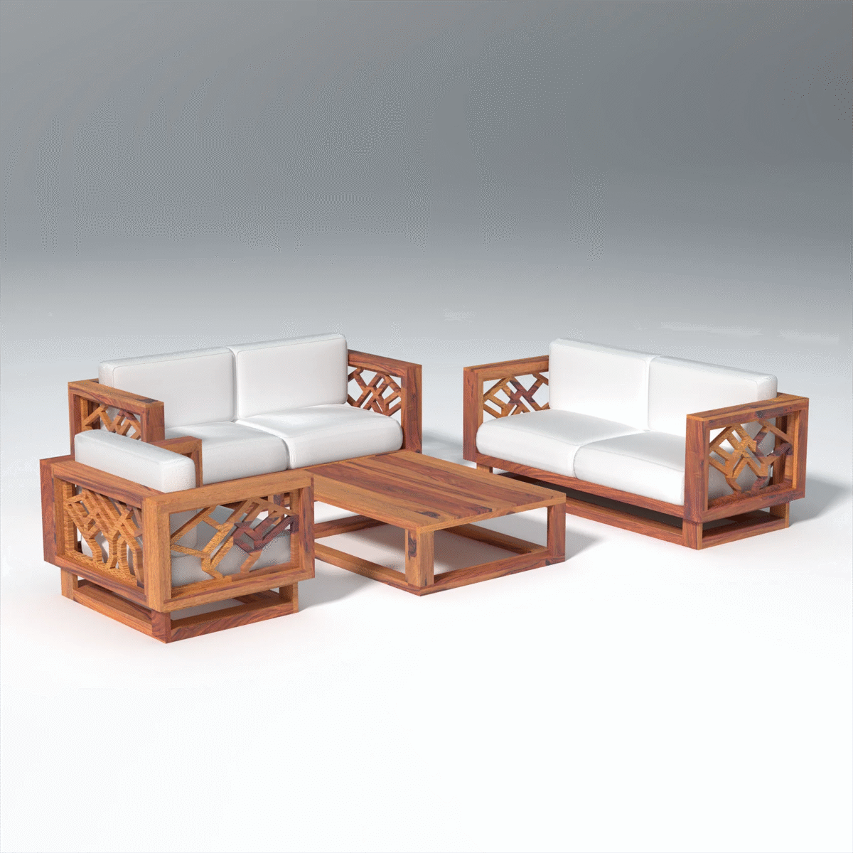 Sheesham Wood Stylish Wooden Sofa | Sofa Set Design | Wooden Sofa For Living Room